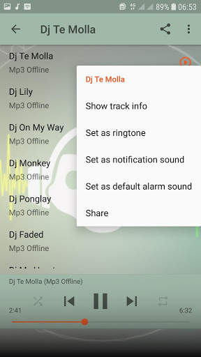 Dj Te Molla Remix Full Bass Offline screenshot 5