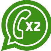 Two account for Whats‍App logo