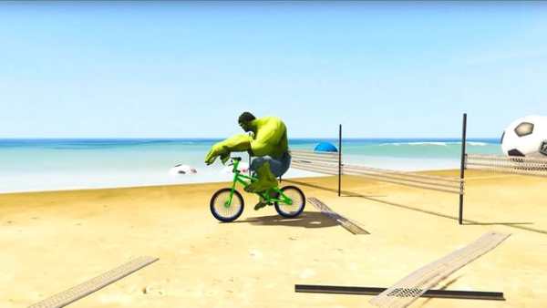 Superhero BMX Stunt Racing: Free Cycle Games screenshot 5