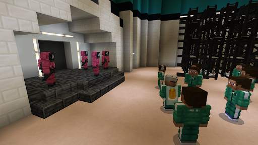 Playing Squid in Minecraft PE screenshot 5