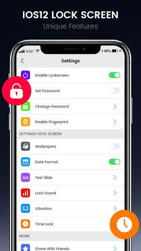 Lock Screen For ipnone11 & ios13 4 تصوير الشاشة