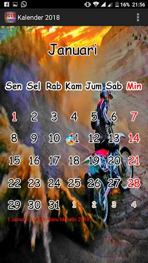 Kalender 2020 скриншот 1