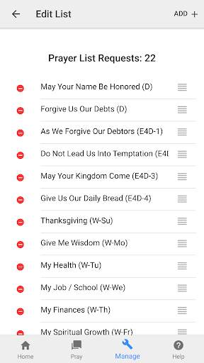 Pray Through Prayer List App screenshot 5