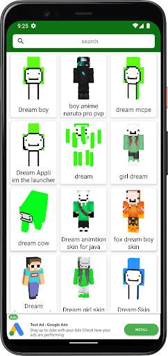 Dream Skins for Minecraft PE screenshot 3