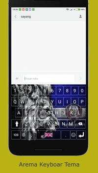 Arema Keyboard Tema screenshot 1