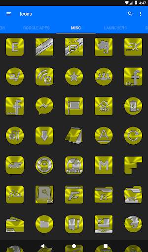 Yellow Icon Pack 12 تصوير الشاشة