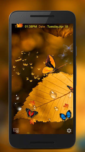 Butterfly Live Lock Screen screenshot 2