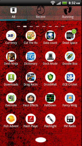 Red & White Go Launcher EX screenshot 5
