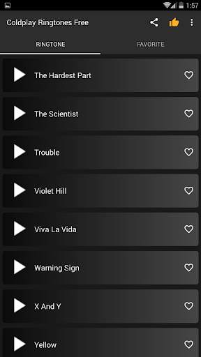 Coldplay ringtones free screenshot 6