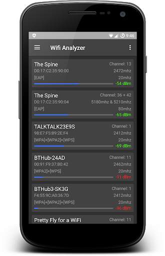 WiFi Analyzer screenshot 1