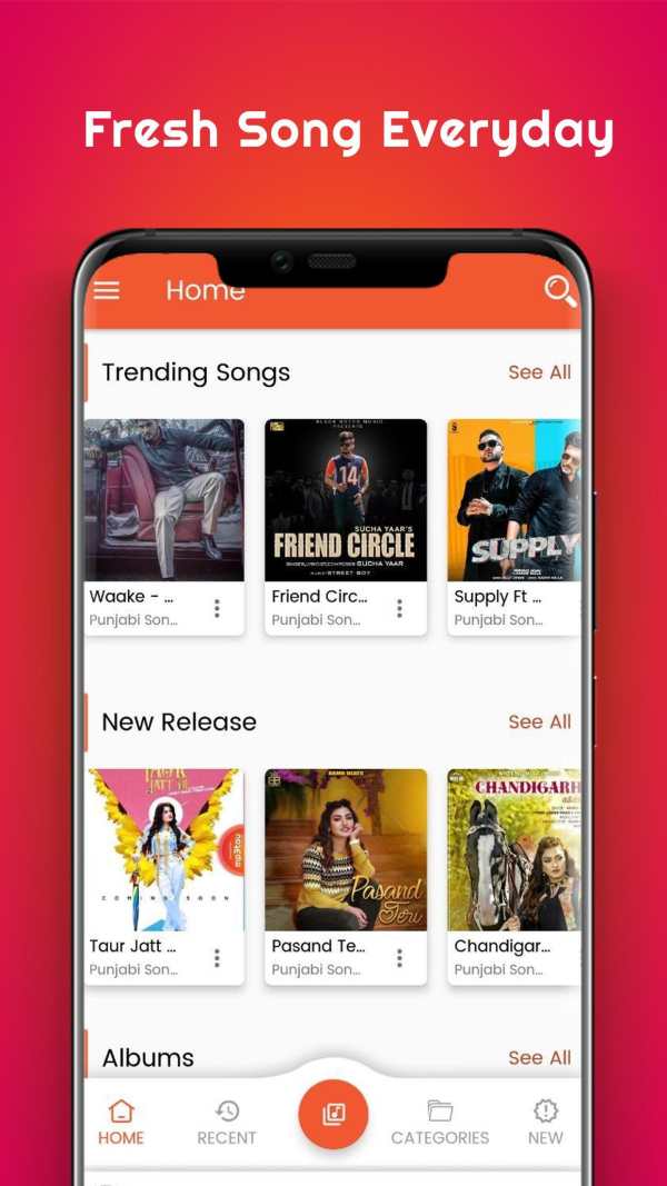 MP3Tau - Punjabi Haryanvi Hindi Music App screenshot 2