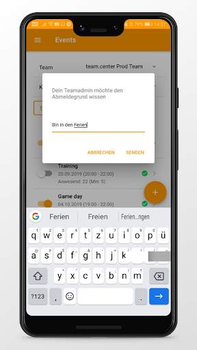 team.center - Team Management скриншот 4