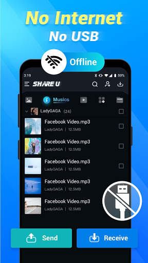 ShareU - Shareit File Transfer & Offline APP Share screenshot 4