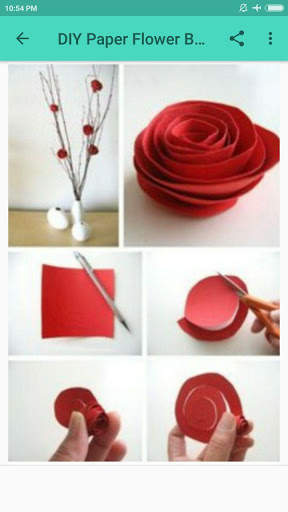 DIY Paper Flower Bouquet Best скриншот 4