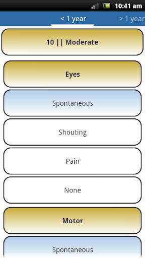 Pediatric Scale Glasgow Free screenshot 2
