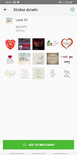 Love stickers for whatsapp ❤️ WASTICKERAPPS screenshot 5