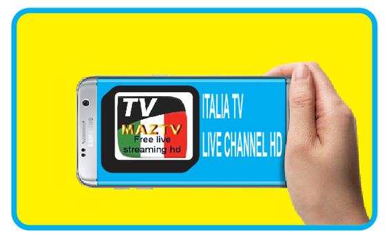 ITALIA TV LIVE CHANNEL HD स्क्रीनशॉट 5