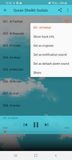 Quran Sheikh Sudais screenshot 4
