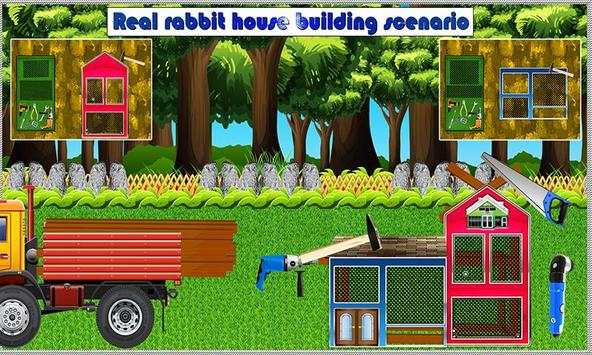 Rabbit House Builder Game screenshot 1