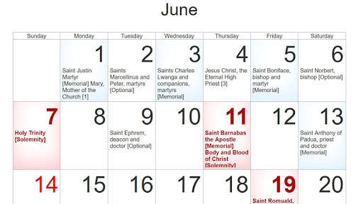 Church Calendar 2023 screenshot 5