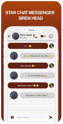 fake video live chat with siren head screenshot 4
