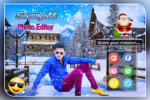 Snowfall Photo Editor screenshot 2
