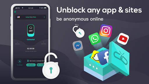 Touch VPN gratuito - VPN illimitata e VPN veloce screenshot 3