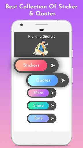Good Morning Sticker and Quotes for WA screenshot 1