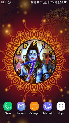 Lord Shiva Clock Live Wallpape screenshot 5