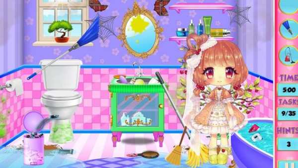 Dolls Makeover Room : Princess - Cleaning - Game screenshot 4