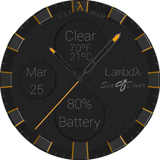 Lambdλ™ Sea Diver Watch Face screenshot 3