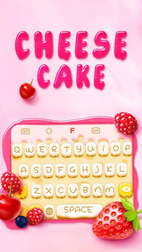 Cake keyboard Theme स्क्रीनशॉट 1