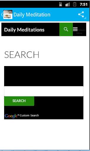 Daily Meditation Android App screenshot 3