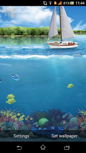 Free Ocean live wallpaper screenshot 1
