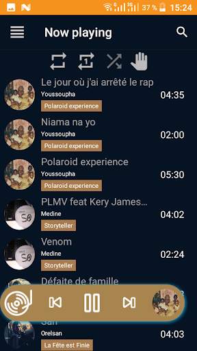 Simple Music Player screenshot 1