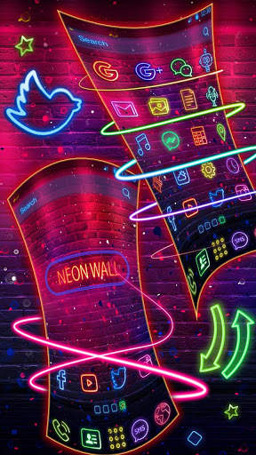 Neon Night Bar Themes HD Wallpapers screenshot 2