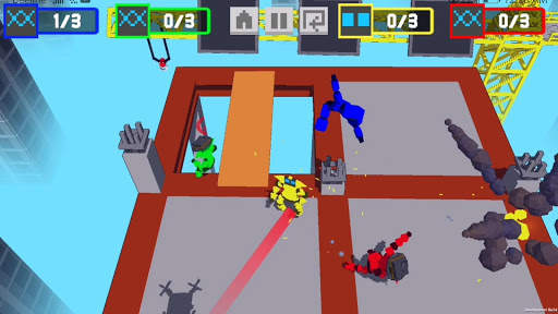 Robot Battle 1234 player offline mutliplayer game screenshot 5
