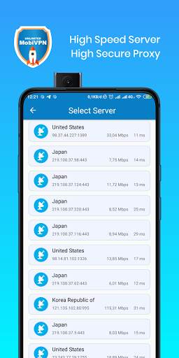 MobiVPN - Free VPN High Speed screenshot 2