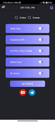 GFX Tool, IPAD View No Grass 90fps For PUBG screenshot 1
