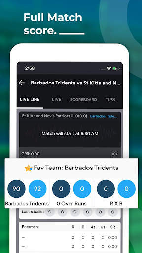Cricket Fast live line - IPL Score 2021 स्क्रीनशॉट 2