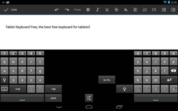 Tablet Keyboard Free 9 تصوير الشاشة