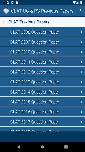 CLAT Previous Papers (UG & PG) screenshot 1