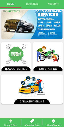 GoAutoose - CarWashy & Two-Wheeler Servicing App screenshot 4