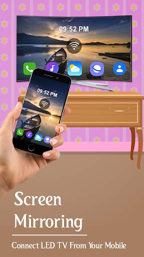 Screen Mirroring with TV - Screen Casting screenshot 1