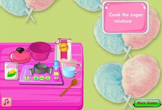 cooking games prepar cotton candy screenshot 3