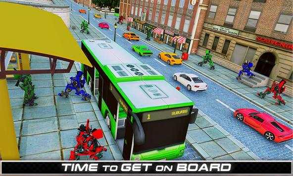 Robot Bus game - Robot Passenger Bus Simulator screenshot 3