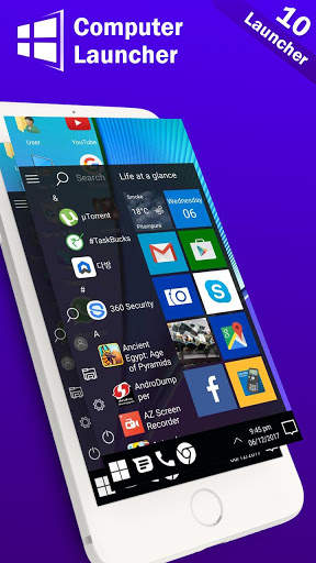 Computer Launcher for Win 10,Win X Theme screenshot 1