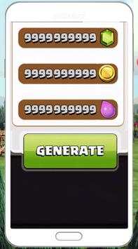 Unlimited Gems COC Simulated screenshot 3