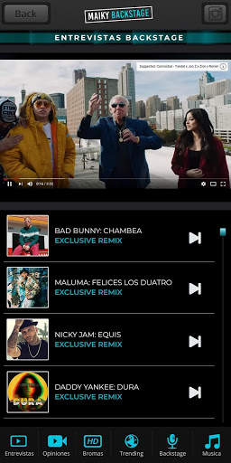 Maiky Backstage screenshot 3