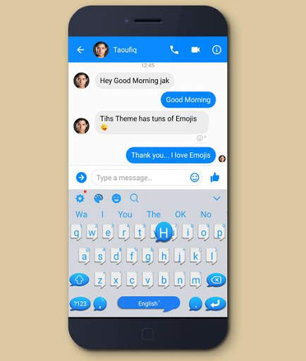 keyboard Messenger स्क्रीनशॉट 4